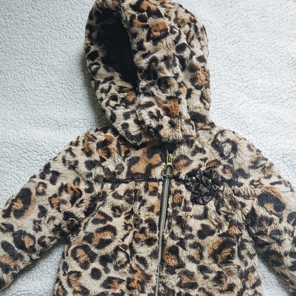 Pistachio Winter Coat Kids 12M  Lined Hooded -K - Picture 2 of 7